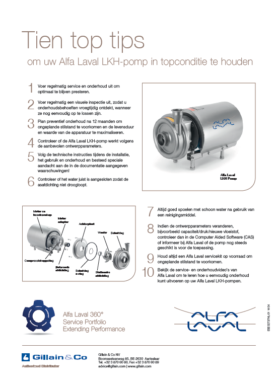Gillain & Co - Alfa Laval lobbenpomp
