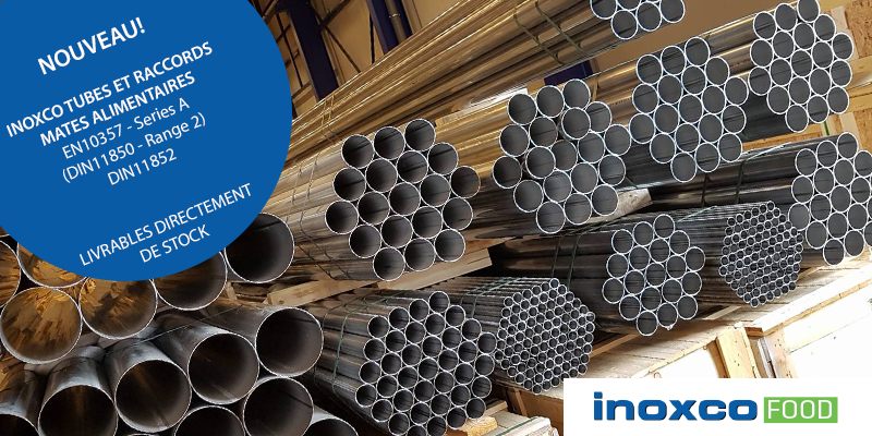 Tubes et raccorda alimentaires directement livrables de stock