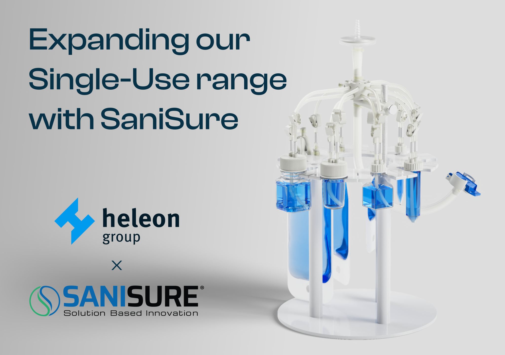 Heleon Group is officieel distributiepartner van SaniSure. In Belgi&euml; is het SaniSure-assortiment beschikbaar via zusterbedrijf PMA-Heleon.