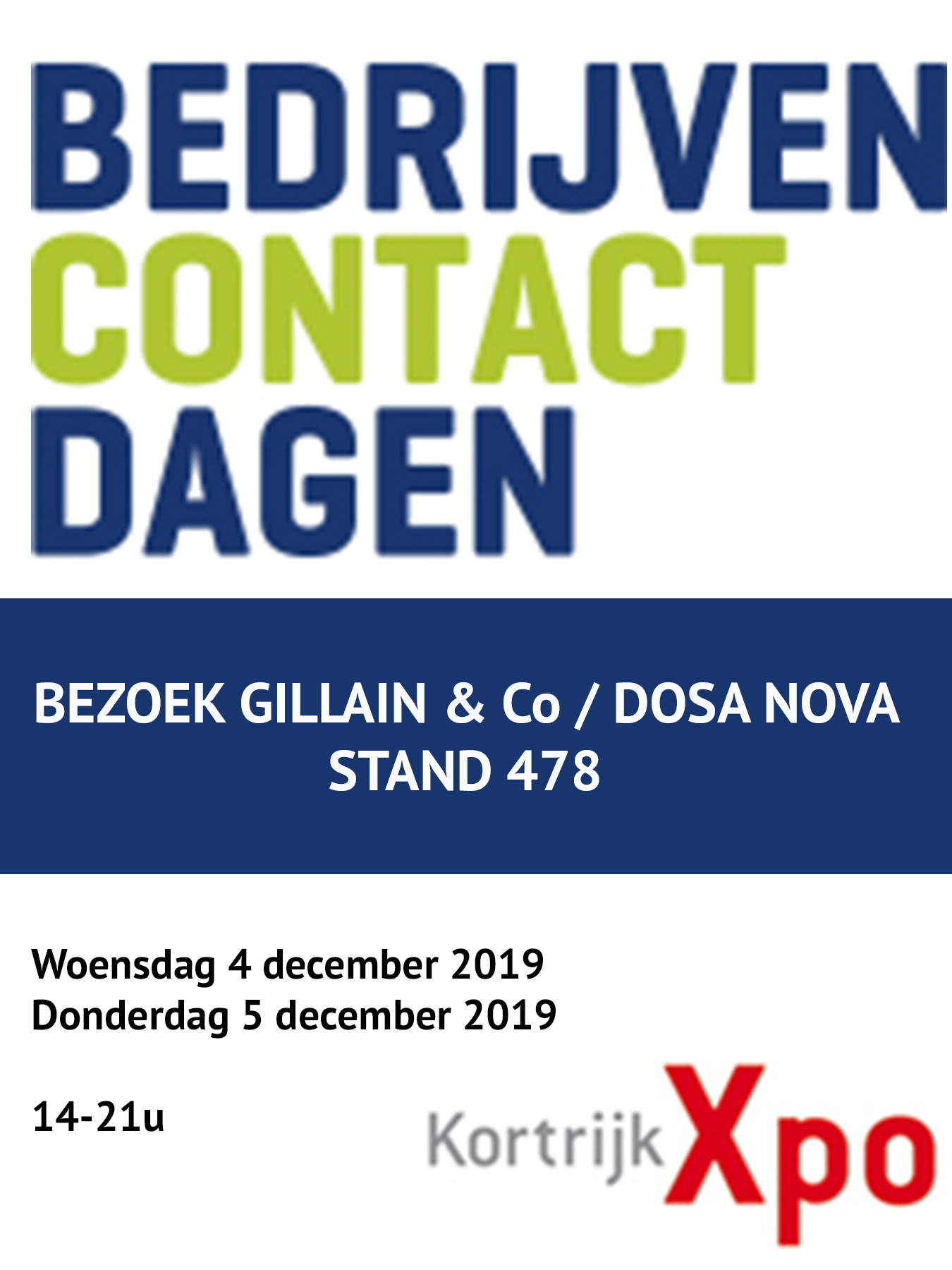 Bedrijvencontactdagen Kortrijk 2019