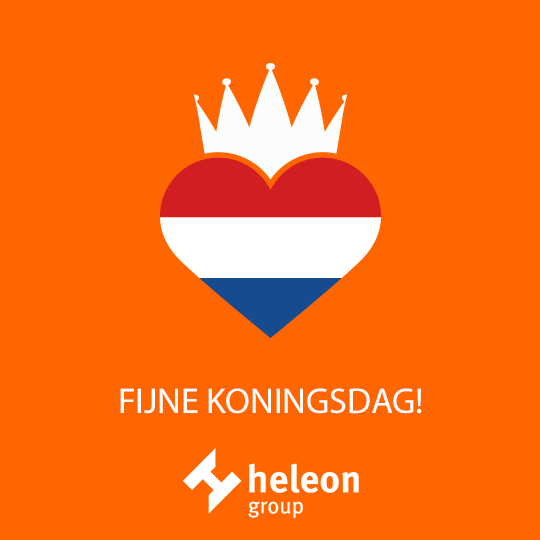 Op Koningsdag 27/4/22 zijn de Nederlandse vestigingen van Heleon Group gesloten