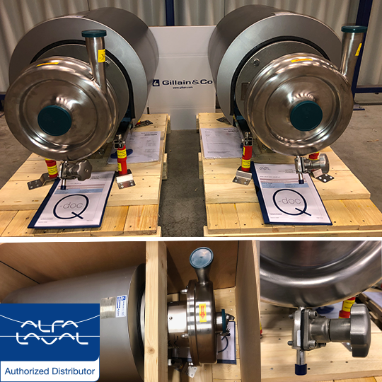 Alfa Laval LKH UltraPure met aangelaste membraanklep voor drainage