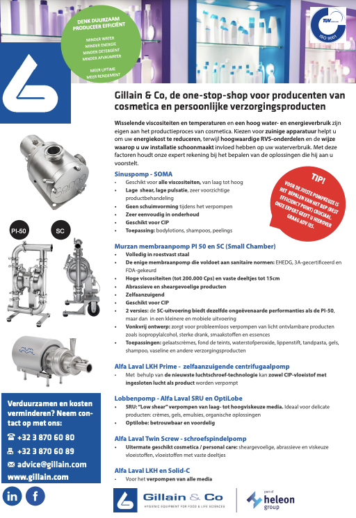 One-stop-shop voor de cosmetica